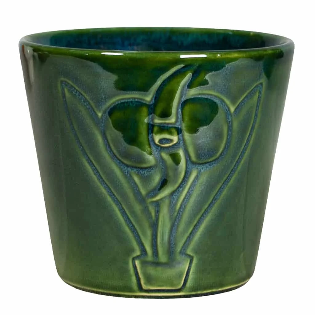 Dark Green Flower Pot, 10 cm - Master